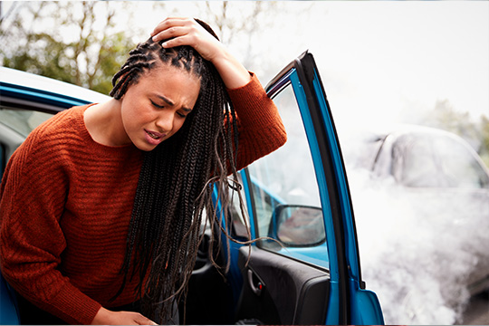 car accident head injury