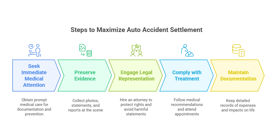 Maximizing auto accident settlement amounts in Connecticut - visual selection Maximizing auto accident settlement amounts in Connecticut - visual selection