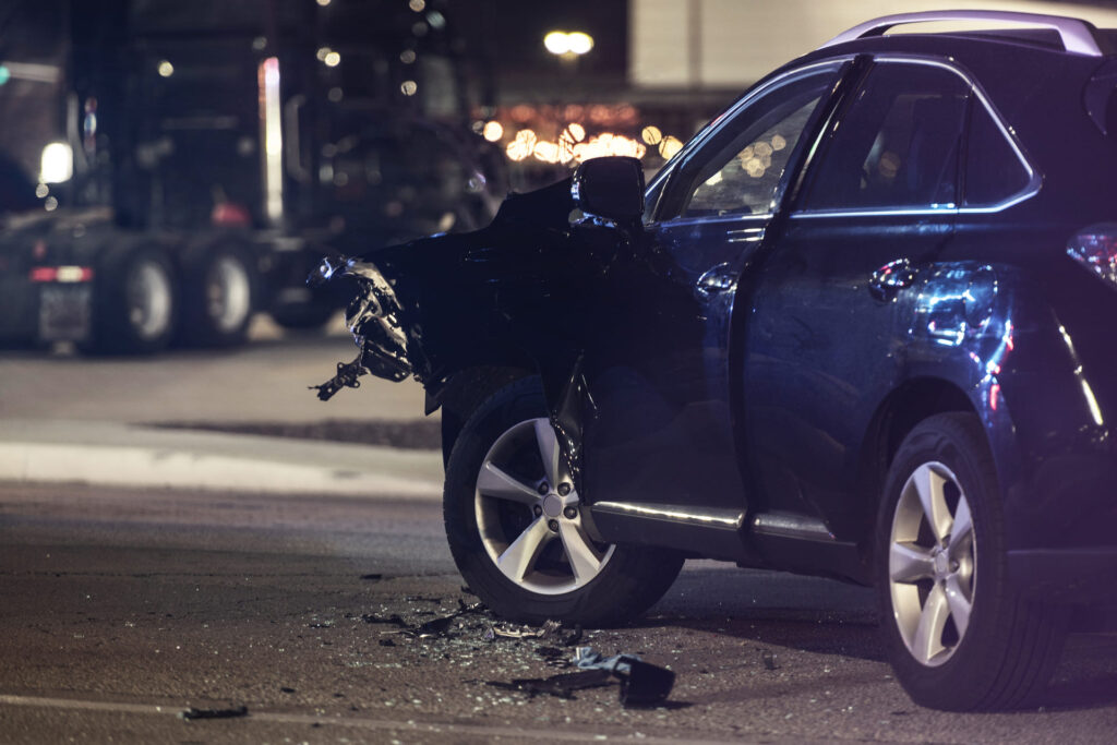 car smashed in accident