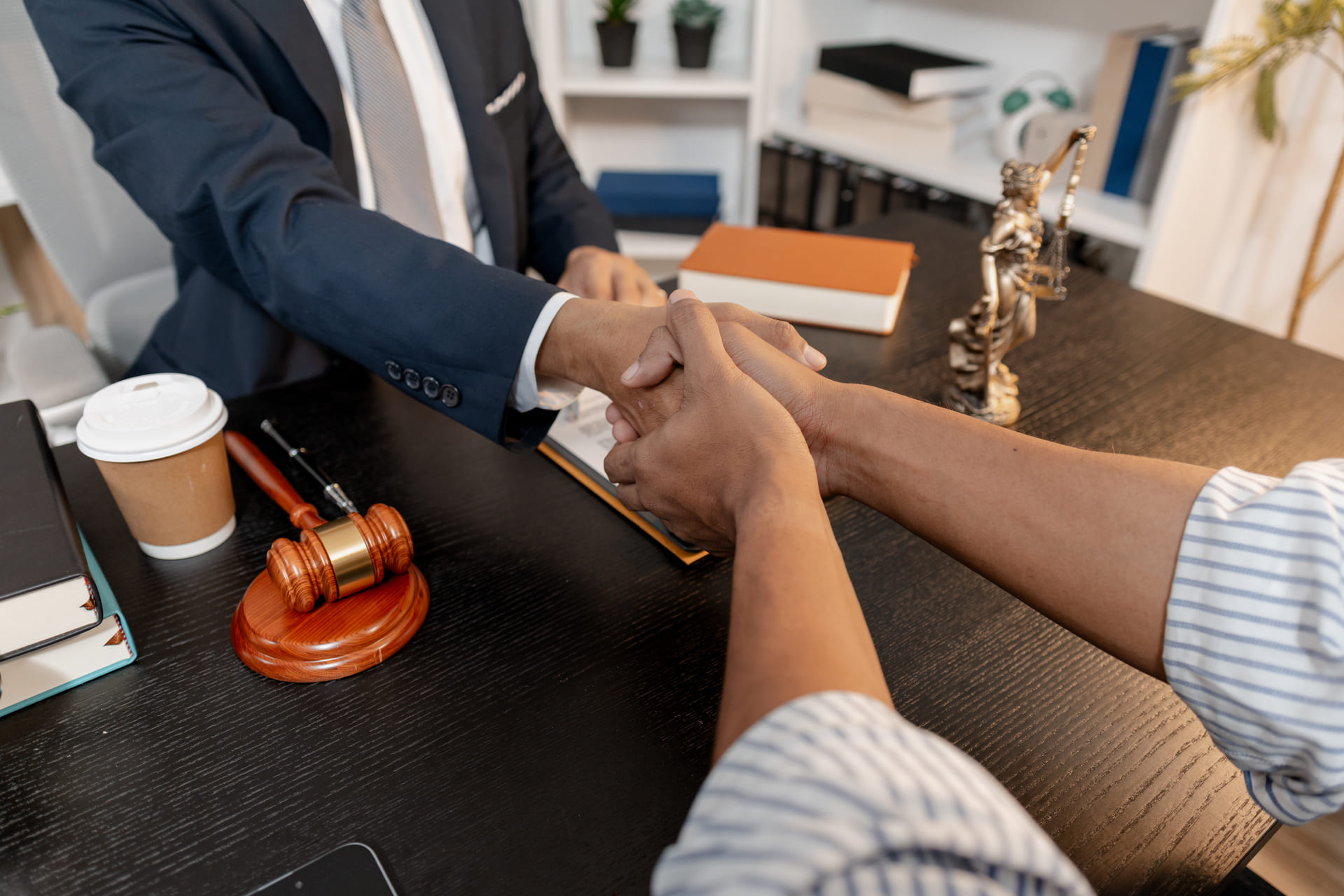 Client and Lawyer settling case