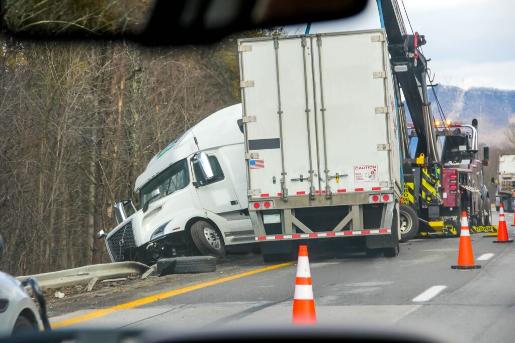 Picture of truck accident